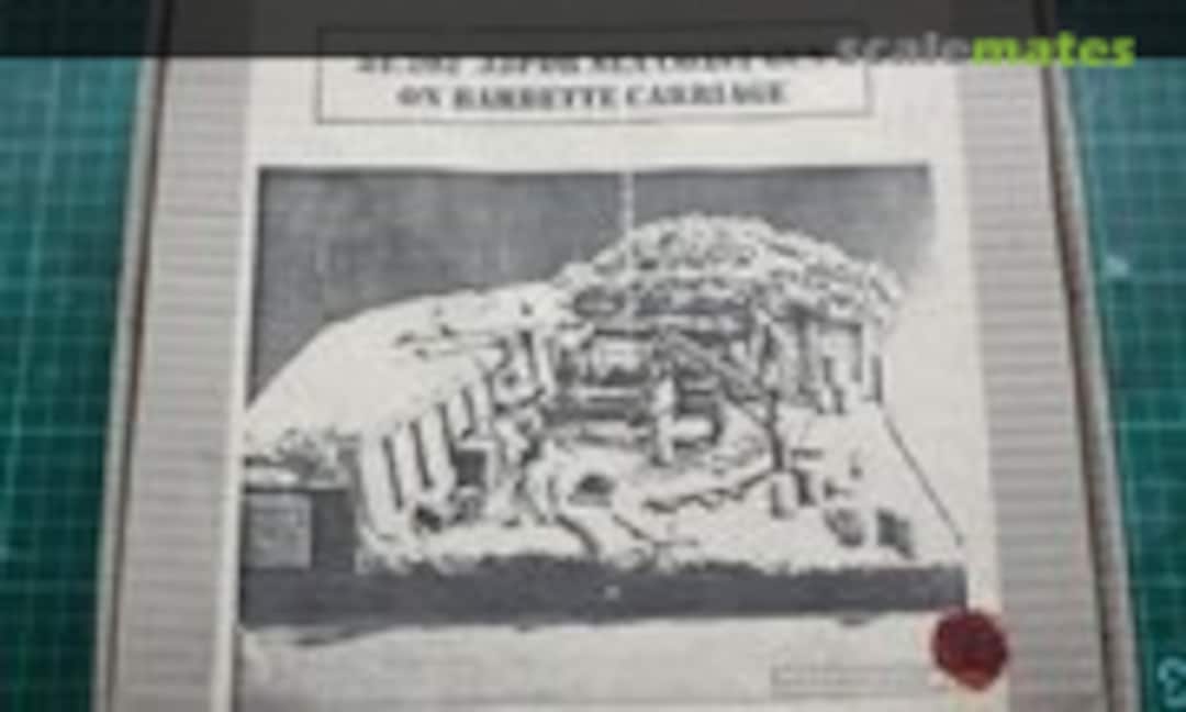 54mm 32pdr Sea Coast Gun on Barbette carriage (Resicast 54.202) 54.202