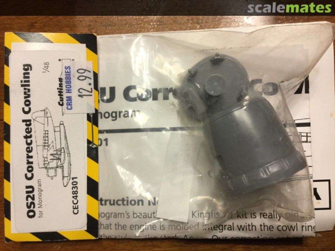 Boxart OS2U Cowling with open cowl flaps CEC48301 Cutting Edge Modelworks Boxart OS2U Cowling with open cowl flaps CEC48301 Cutting Edge Modelworks