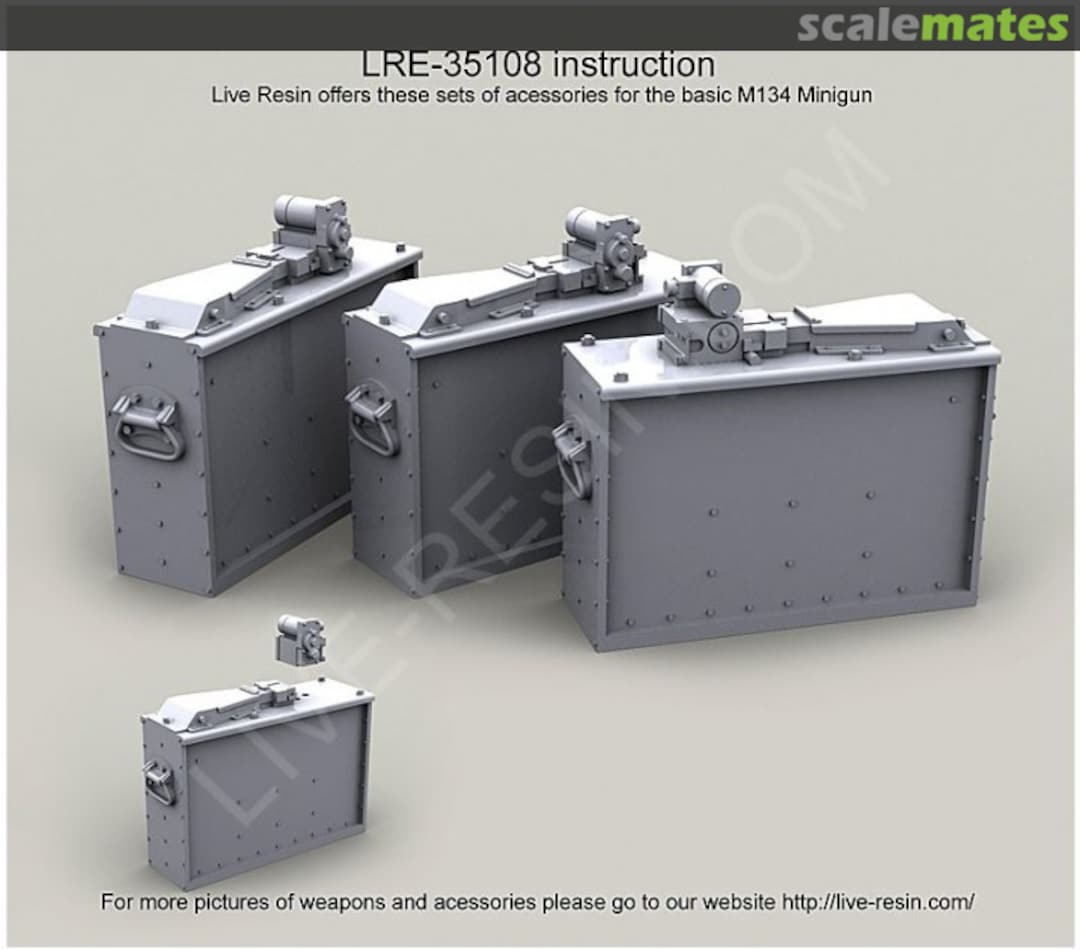 Boxart M134D Spare 3000 Round Vehicle Magazine with Booster Assembly and belts LRE-35108 Live Resin Boxart M134D Spare 3000 Round Vehicle Magazine with Booster Assembly and belts LRE-35108 Live Resin