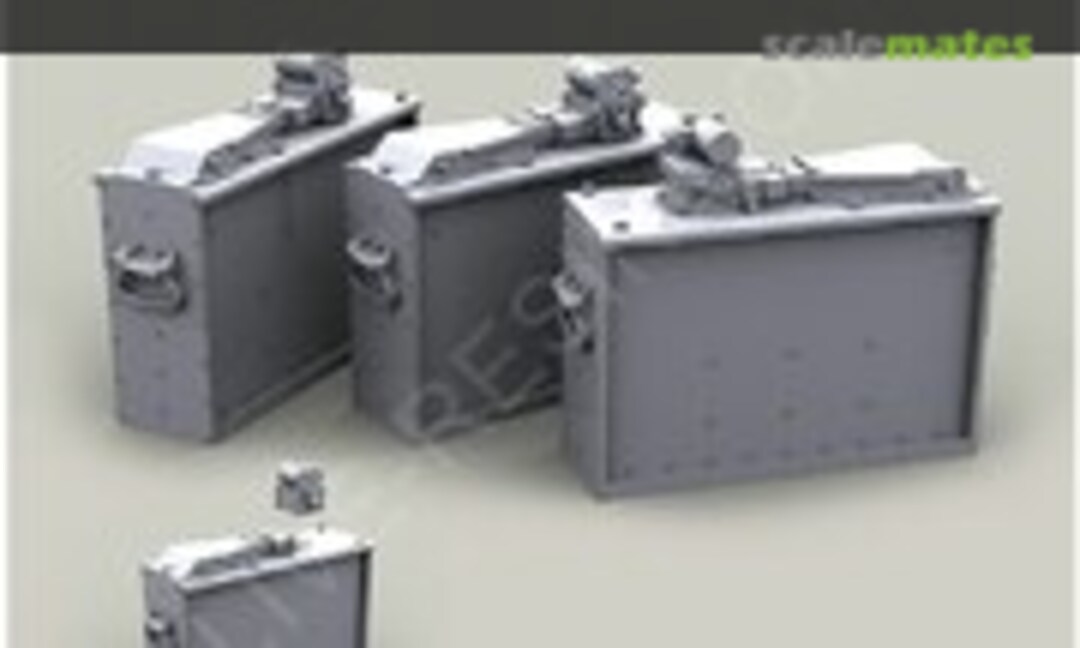 1:35 M134D Spare 3000 Round Vehicle Magazine with Booster Assembly and belts (Live Resin LRE-35108) LRE-35108