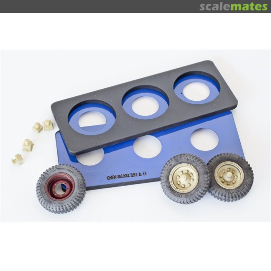 Boxart Sd. Kfz. 251 + Sd.Kfz. 11 Front Wheels (Fulda) QWX-011 Quickwheel Boxart Sd. Kfz. 251 + Sd.Kfz. 11 Front Wheels (Fulda) QWX-011 Quickwheel