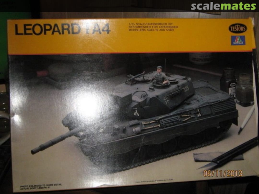 Boxart Leopard 1A4 805 Testors Boxart Leopard 1A4 805 Testors