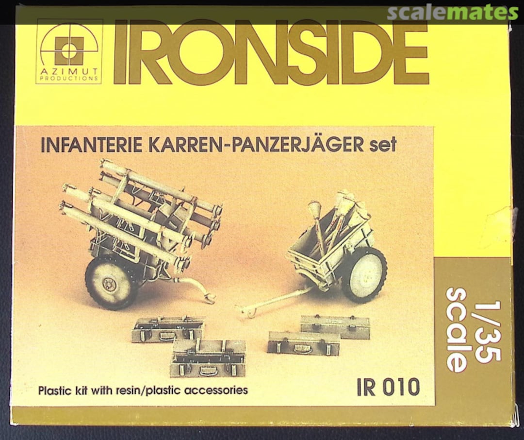 Boxart Infanterie Karren - Panzerjäger set IR 010 Azimut-Ironside Boxart Infanterie Karren - Panzerjäger set IR 010 Azimut-Ironside