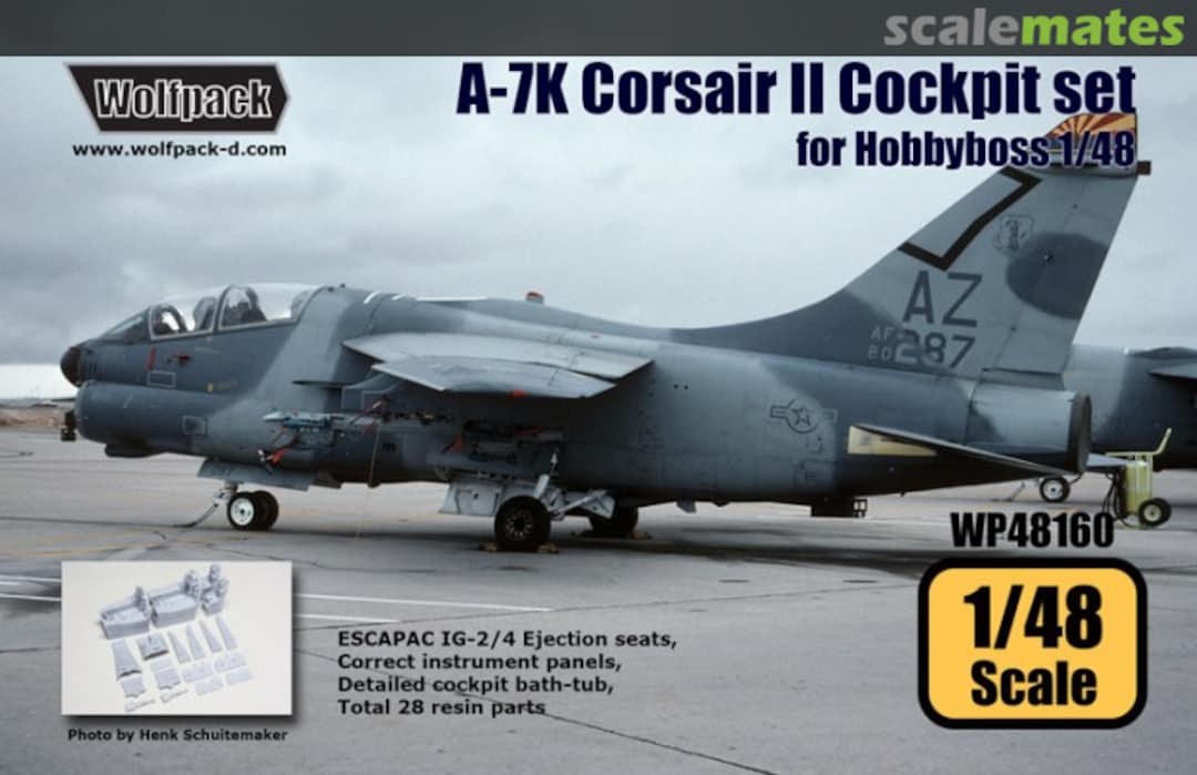 Boxart A-7K Corsair II Cockpit Set WP48160 Wolfpack Boxart A-7K Corsair II Cockpit Set WP48160 Wolfpack