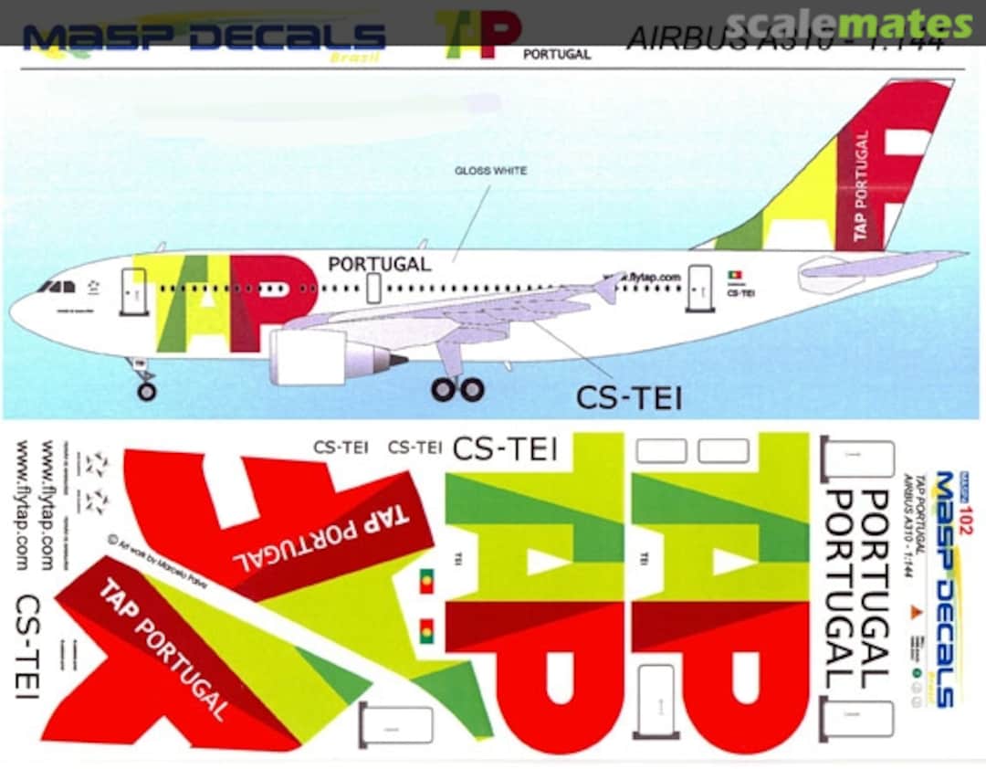 Boxart Airbus A310-304 MASP44-102 MASP Decals Boxart Airbus A310-304 MASP44-102 MASP Decals