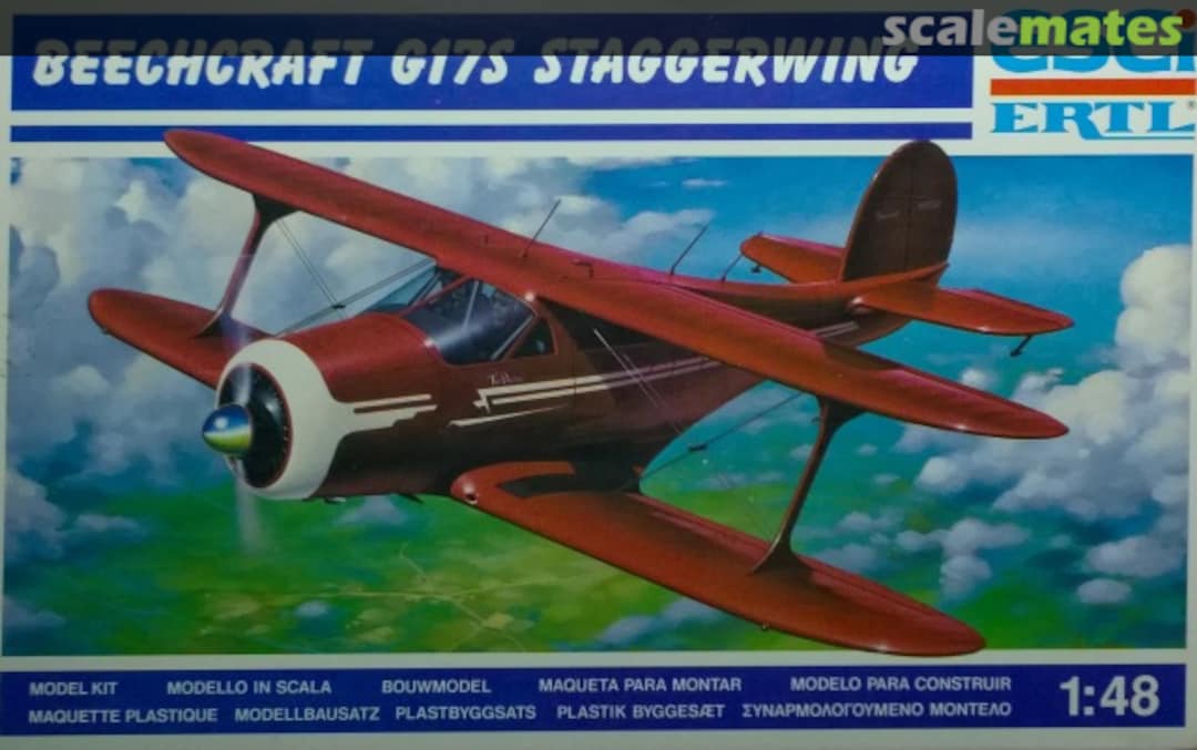 Boxart Beechcraft G17S Staggerwing 4103 ESCI/ERTL Boxart Beechcraft G17S Staggerwing 4103 ESCI/ERTL