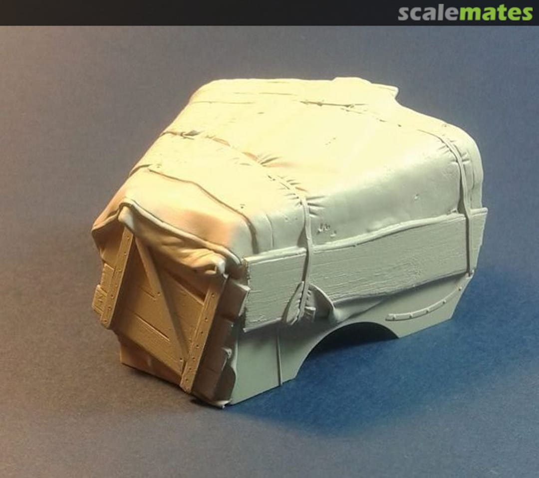 Boxart Sd.Kfz 9 FAMO engine deck with canvas cover RE35-459 Panzer Art Boxart Sd.Kfz 9 FAMO engine deck with canvas cover RE35-459 Panzer Art