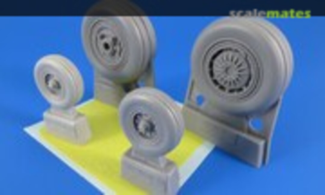 1:32 Late wheels (not weighted) for McDonnell F-4E/F-4F/F-4G RF-4C/RF-4E Phantoms (Q-M-T R32005) R32005