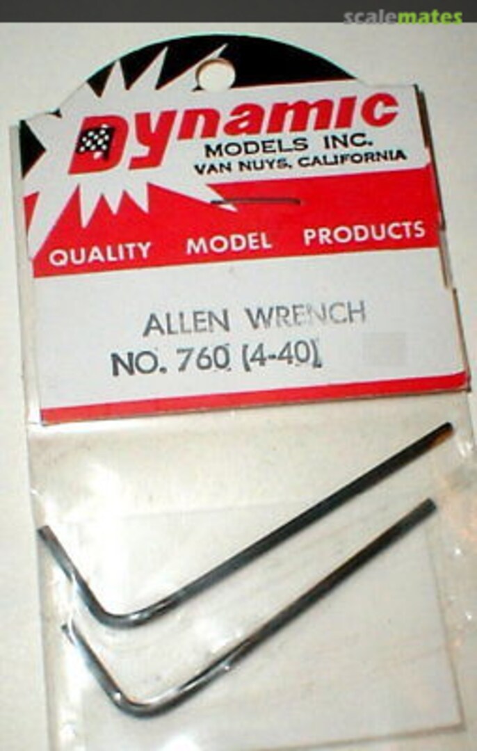 Boxart Allen Wrench 4-40 760 Dynamic Models, Inc. Boxart Allen Wrench 4-40 760 Dynamic Models, Inc.
