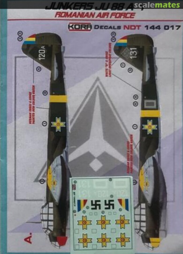 Boxart Junkers Ju 88 A-4 NDT144017 Kora Models