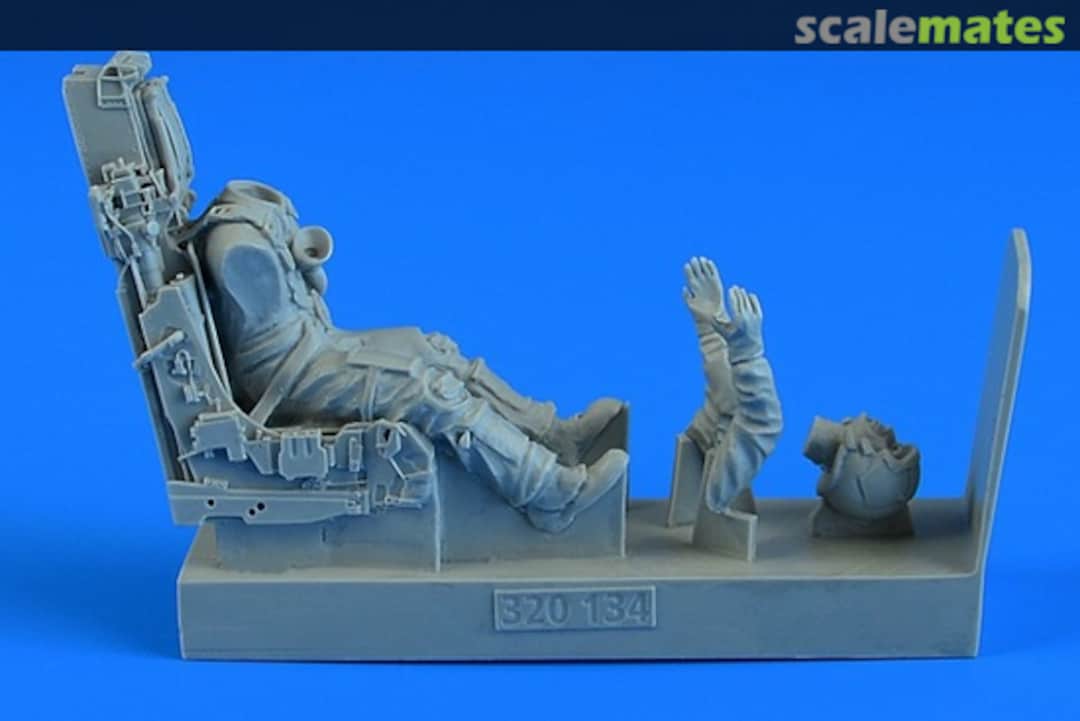 Boxart Modern British Fighter Pilot with ej. seat for Eurofighter Typhoon - Revell / Trumpeter - 320 134 Aerobonus Boxart Modern British Fighter Pilot with ej. seat for Eurofighter Typhoon - Revell / Trumpeter - 320 134 Aerobonus