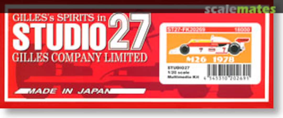 Boxart McLaren M26 ST27-FK20269 Studio27 Boxart McLaren M26 ST27-FK20269 Studio27