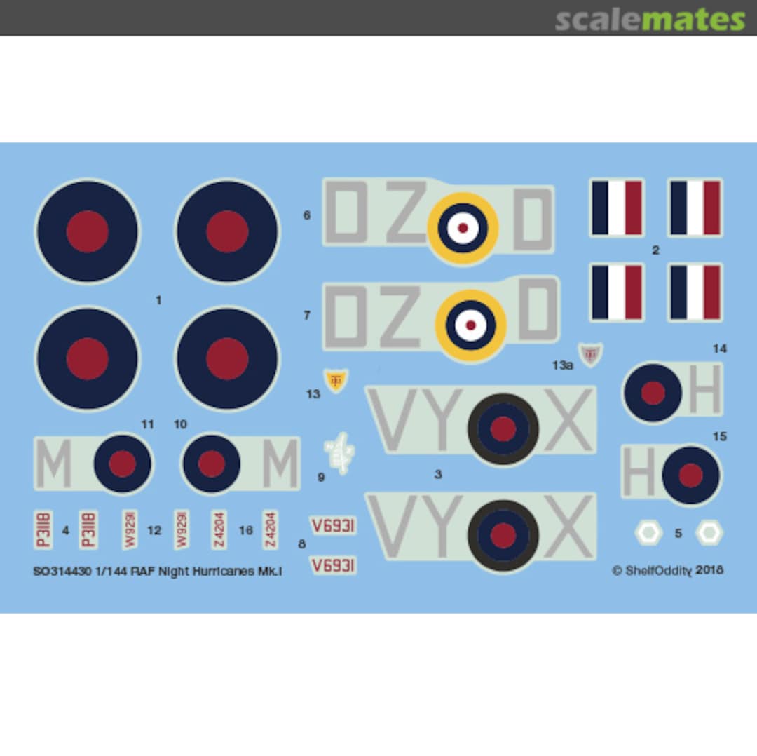 Boxart RAF Night Hurricanes Mk.I SO314430 Shelf Oddity Boxart RAF Night Hurricanes Mk.I SO314430 Shelf Oddity