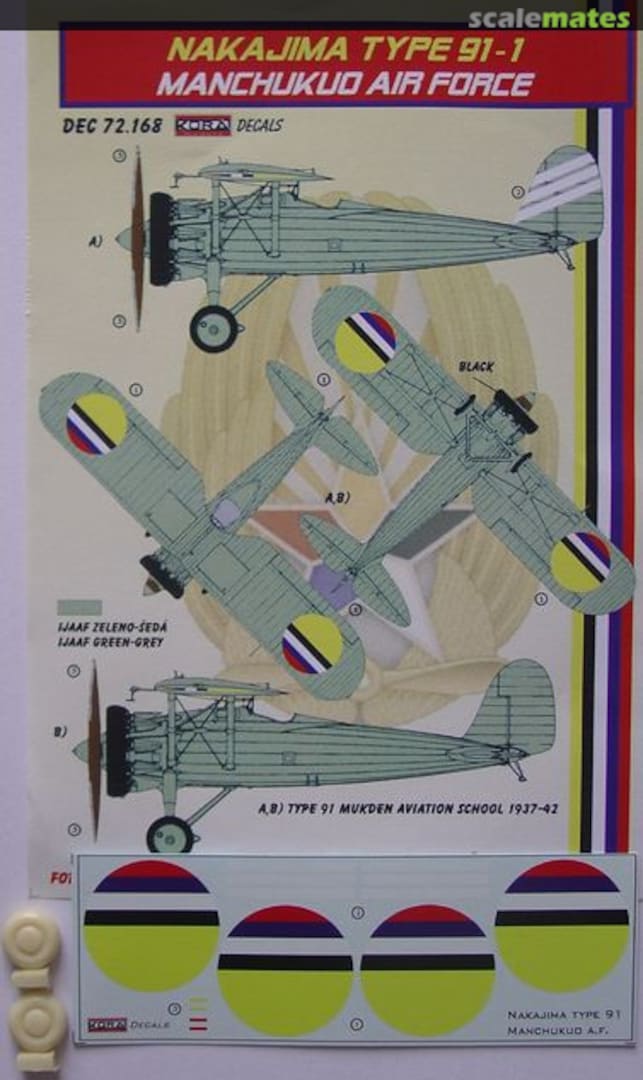 Boxart Nakajima Type 91-1 DEC72168 Kora Models