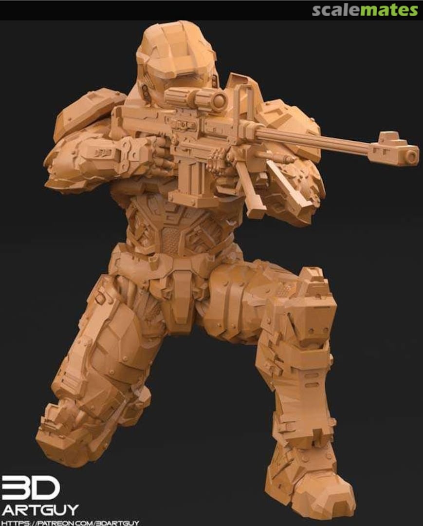 Boxart Space Command Sniper #2  3DArtGuy