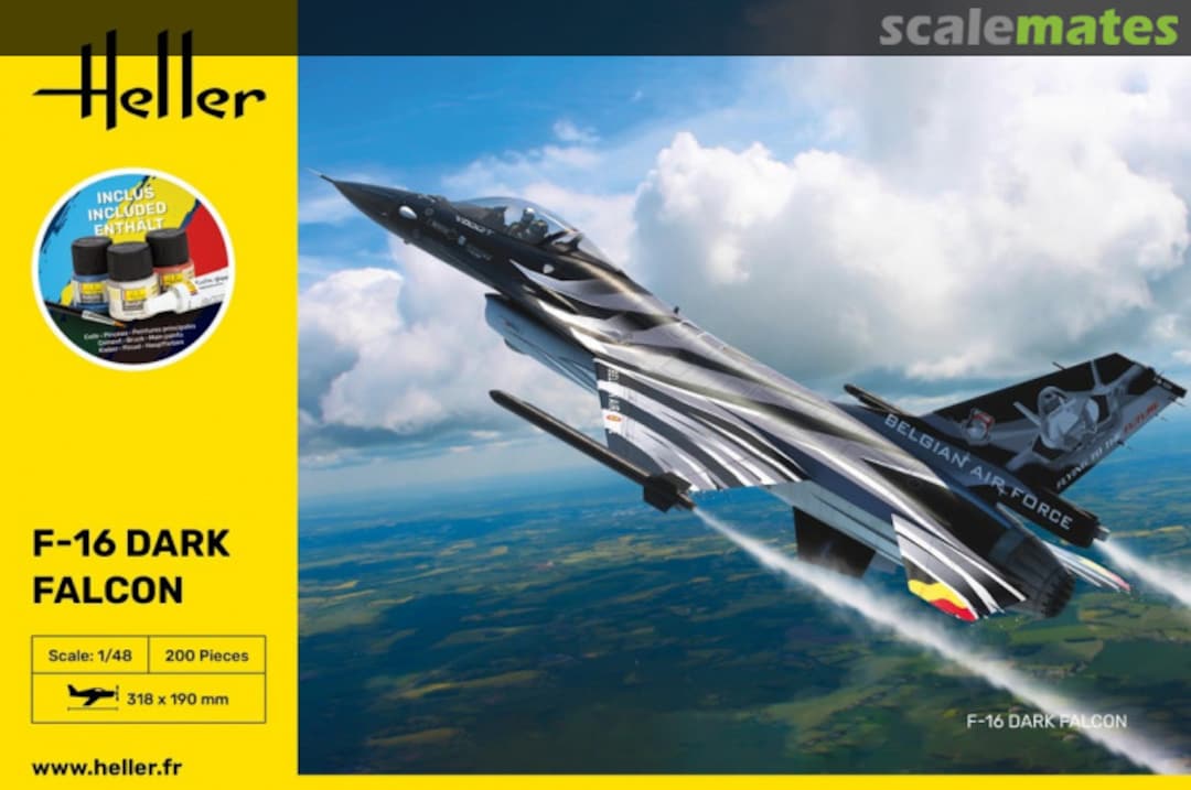 Boxart F-16 Dark Falcon 35411 Heller