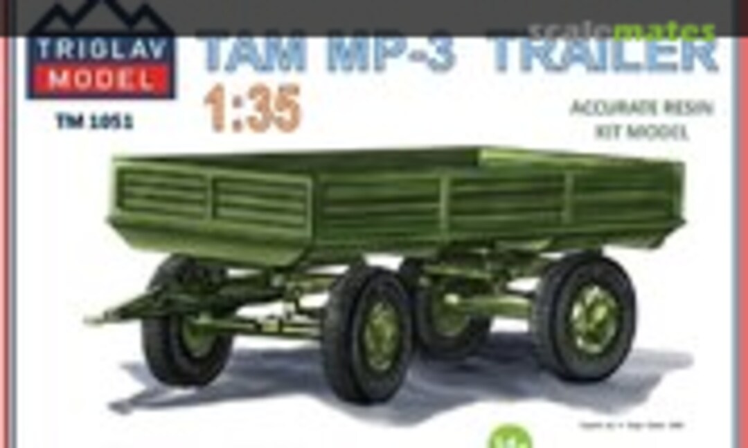 1:35 TAM MP-3 Trailer (Triglav model TM 1051)