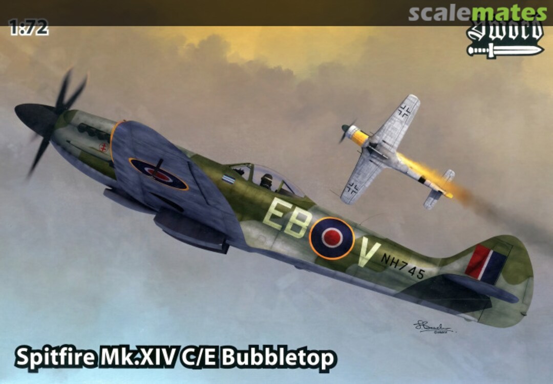 Boxart Spitfire Mk.XIV C/E Bubbletop SW72096 Sword Boxart Spitfire Mk.XIV C/E Bubbletop SW72096 Sword