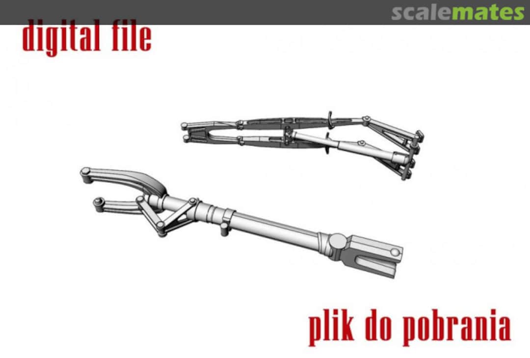 Boxart P-39/P-400 Front landing gear leg 48019-3D Arma Hobby Boxart P-39/P-400 Front landing gear leg 48019-3D Arma Hobby