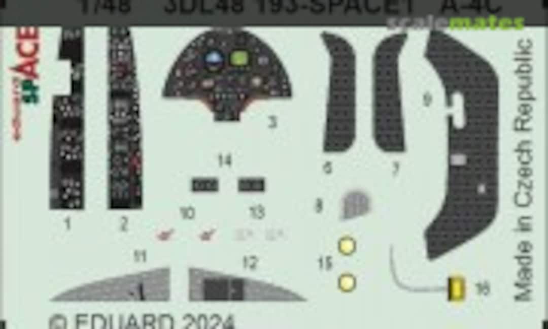 1:48 A-4C SPACE (Eduard 3DL48193)