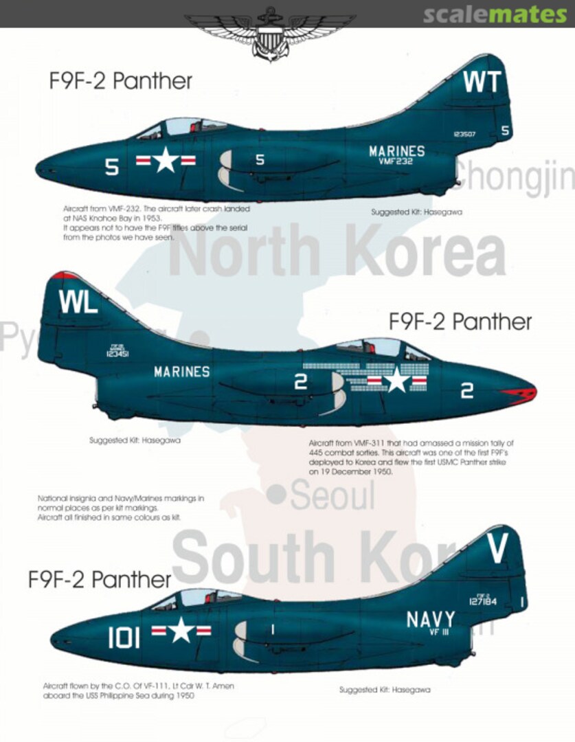 Boxart Grumman Panthers Over the Pacific BMD72008 Blackbird Models