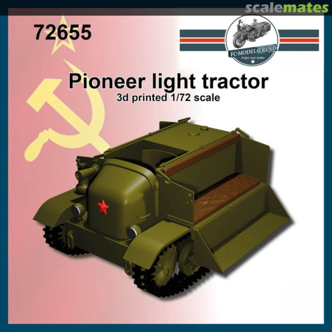 Boxart Pioneer, USSR Light Tractor 72655 FC Model Trend Boxart Pioneer, USSR Light Tractor 72655 FC Model Trend