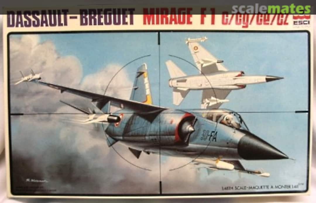 Boxart Dassault-Breguet Mirage F1 c/cg/ce/cz 4006 ESCI Boxart Dassault-Breguet Mirage F1 c/cg/ce/cz 4006 ESCI