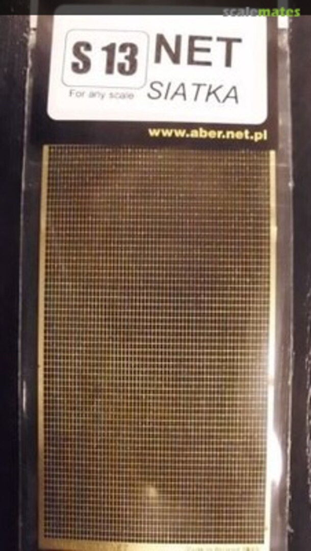 Boxart Nets and Drilled Plates Set 13 (80x45mm) S13 Aber