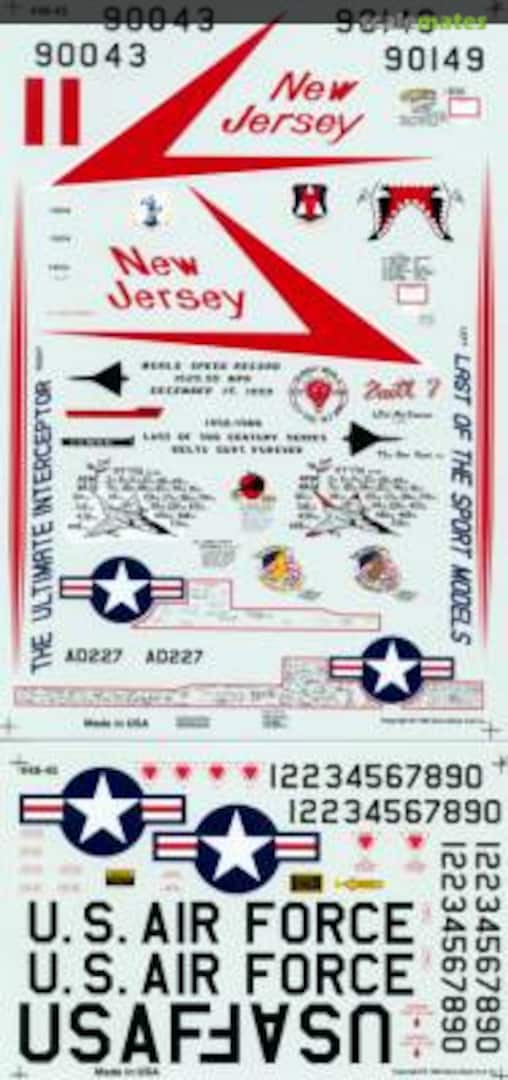 Boxart F-106A Delta Dart 48-45 Experts-Choice Decal Boxart F-106A Delta Dart 48-45 Experts-Choice Decal