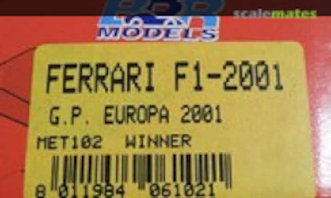 Ferrari F2001 F1 &quot;Marlboro&quot; (BBR MET102)