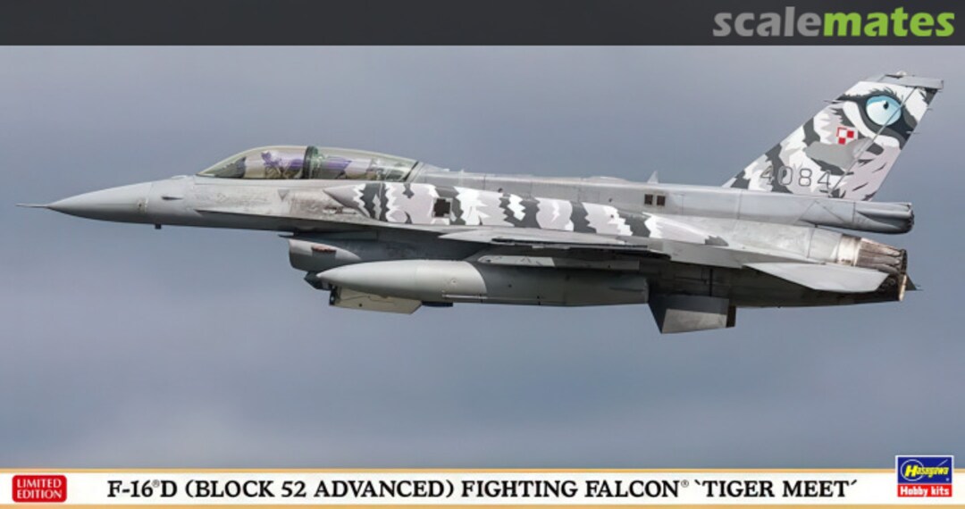 Boxart F-16 D (Block 52 Advanced) Fighting Falcon `Tiger Meet´ 02214 Hasegawa Boxart F-16 D (Block 52 Advanced) Fighting Falcon `Tiger Meet´ 02214 Hasegawa