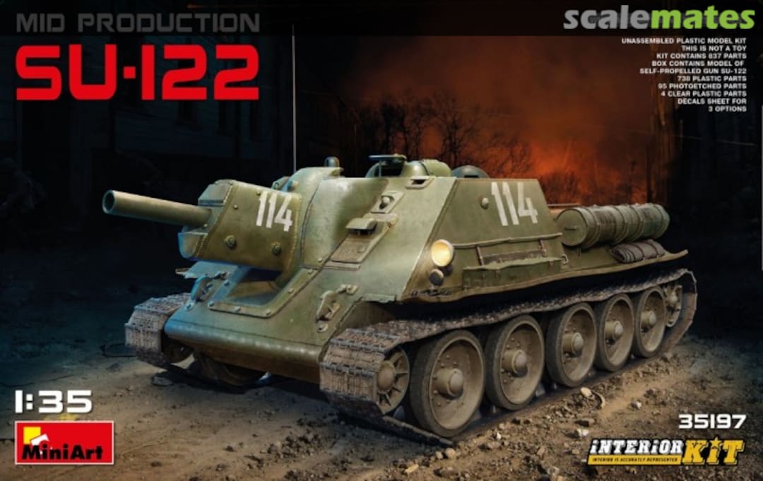 Boxart SU-122 35197 MiniArt