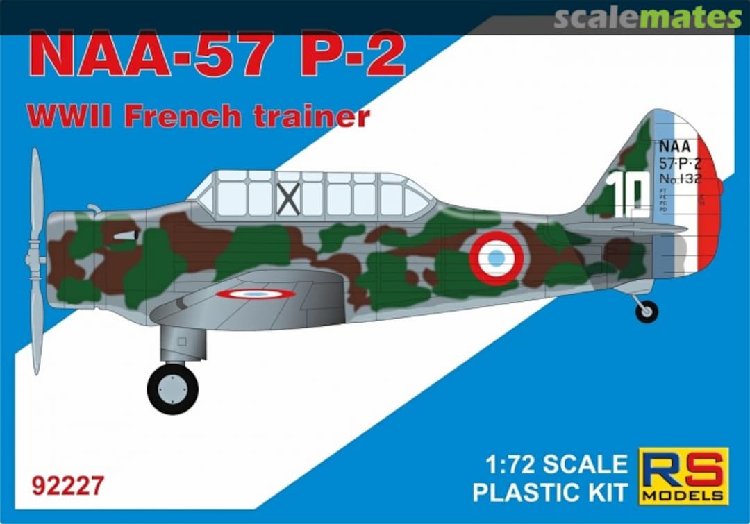 Boxart NAA-57 P-2 WWII French Trainer 92227 RS Models Boxart NAA-57 P-2 WWII French Trainer 92227 RS Models