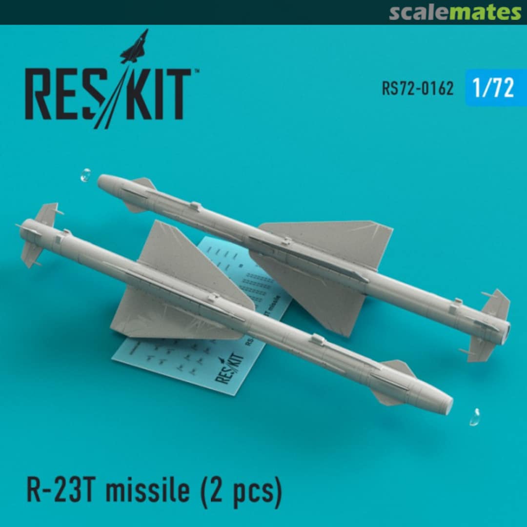 Boxart R-23T missiles for MiG-23 (2 pcs) RS72-0162 ResKit