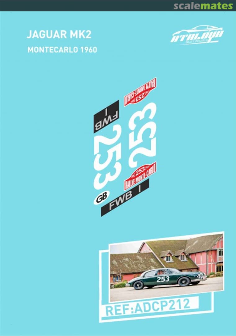 Boxart Jaguar Mk. II [FWB 1] ADCP212 Atalaya Slot Decals