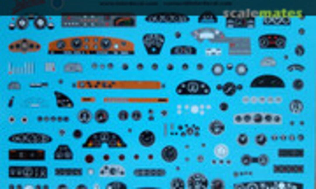 1:24 Armaturenbretter 01 (Interdecal TB1-24-1) TB1-24-1