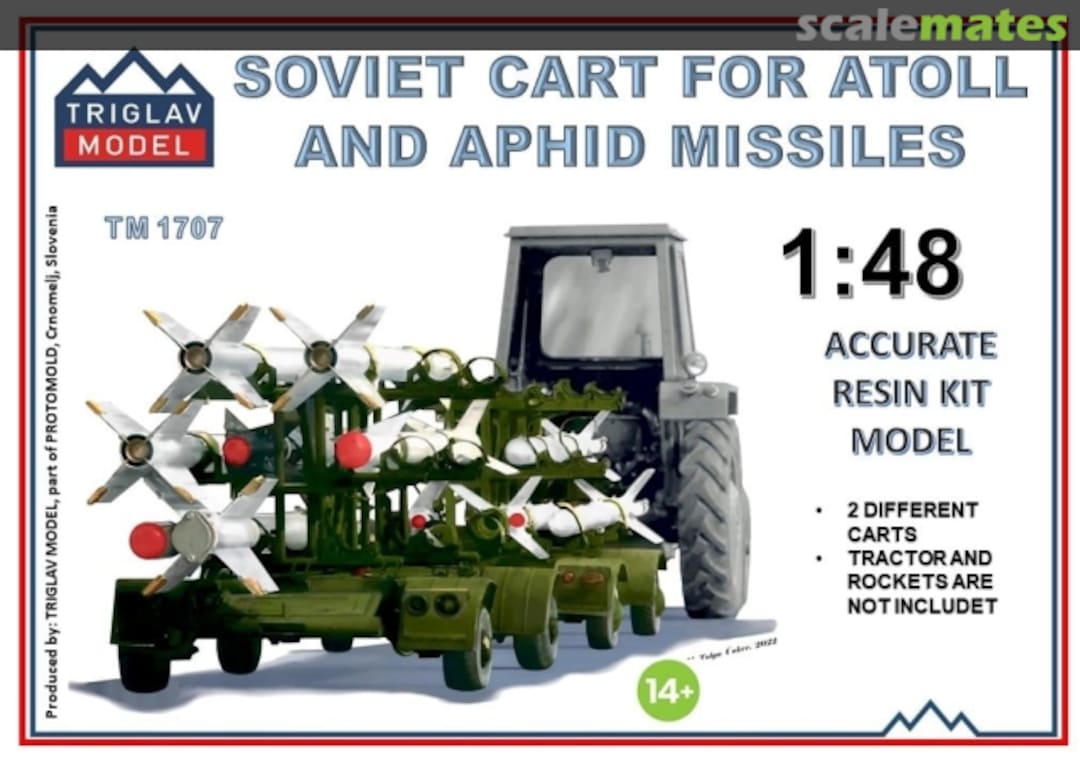Boxart Soviet Cart for Atoll and Aphid Missiles TM 1707 Triglav model
