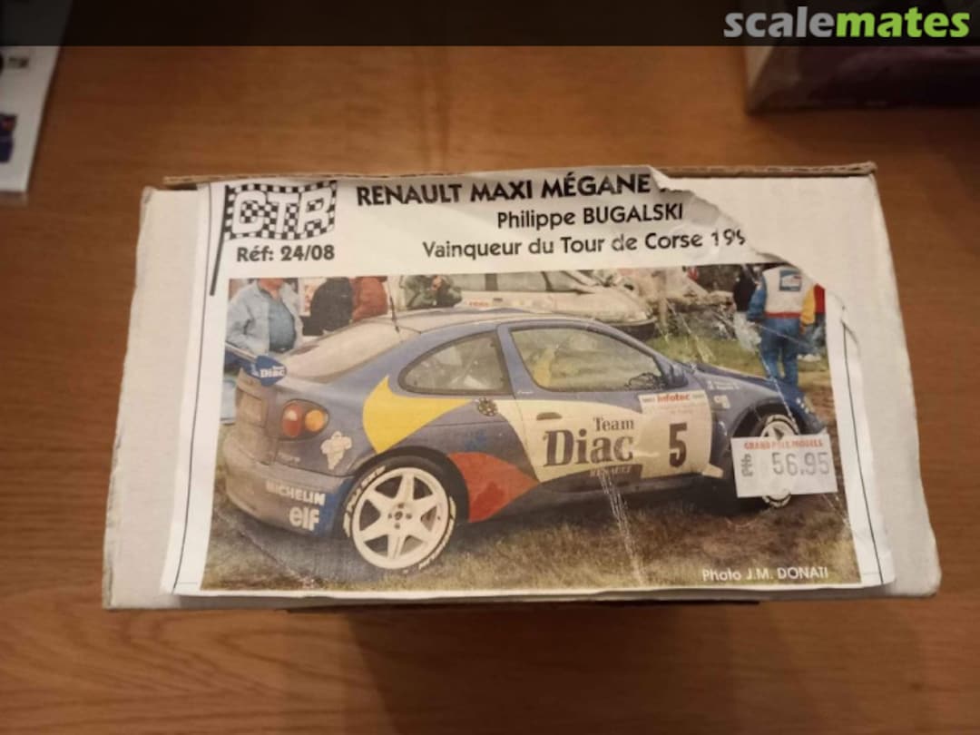 Boxart Renault Megane Maxi Kit Car 24/08 CTR Boxart Renault Megane Maxi Kit Car 24/08 CTR