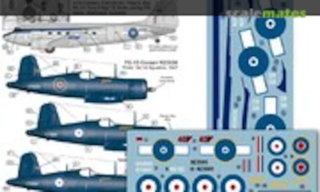 1:72 RNZAF FG-1D CORSAIRS & C-47 DAKOTA, POST WAR IN JAPAN (Ventura V7299) V7299