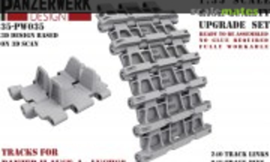 1:35 Panzer II ausf. L 'Luchs' tracks 1/35 (Panzerwerk design 35PW-035) 35PW-035