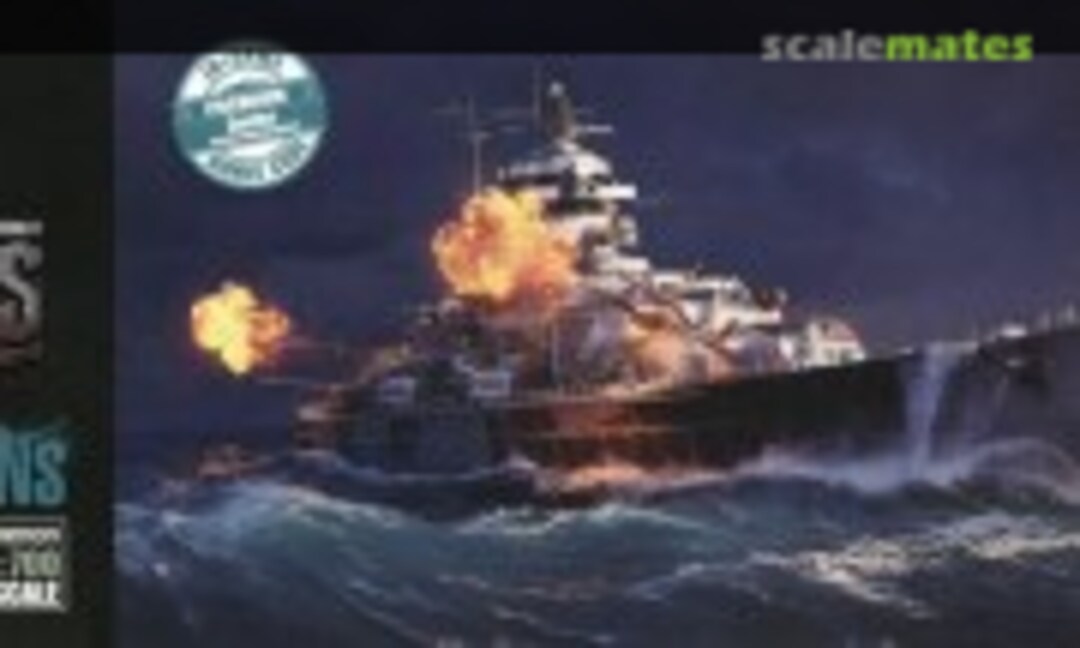 1:700 Tirpitz w/Metal Main Gun Barrels (Platz PIT008)