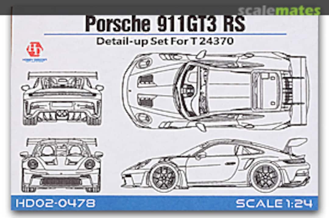 Boxart Porsche 911 GT3 RS (992) Upgrade set HD02-0478 Hobby Design Boxart Porsche 911 GT3 RS (992) Upgrade set HD02-0478 Hobby Design