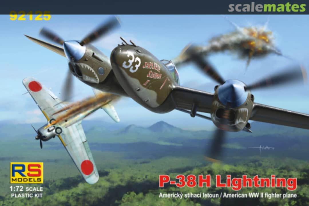 Boxart Lockheed P-38H Lightning 92125 RS Models Boxart Lockheed P-38H Lightning 92125 RS Models