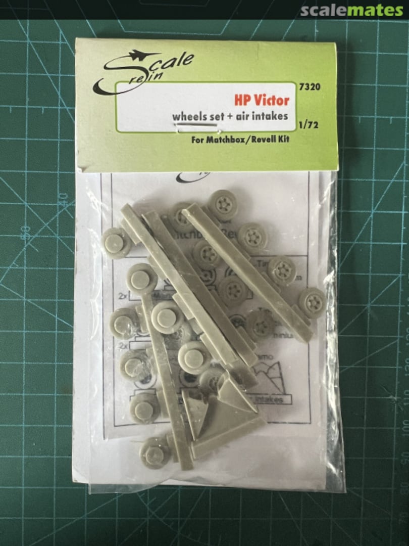 Boxart HP Victor wheels set + air intakes 7320 Scale Resin Boxart HP Victor wheels set + air intakes 7320 Scale Resin
