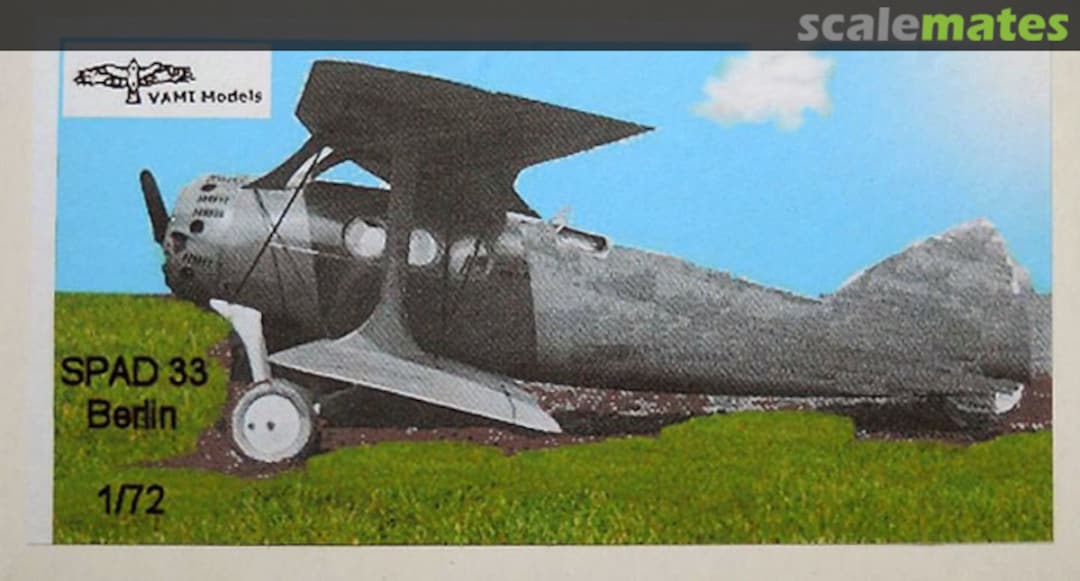 Boxart Blériot SPAD 33 VAMI Models Boxart Blériot SPAD 33 VAMI Models