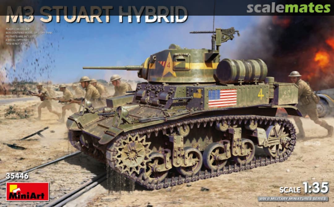 Boxart M3 Stuart Hybrid 35446 MiniArt Boxart M3 Stuart Hybrid 35446 MiniArt