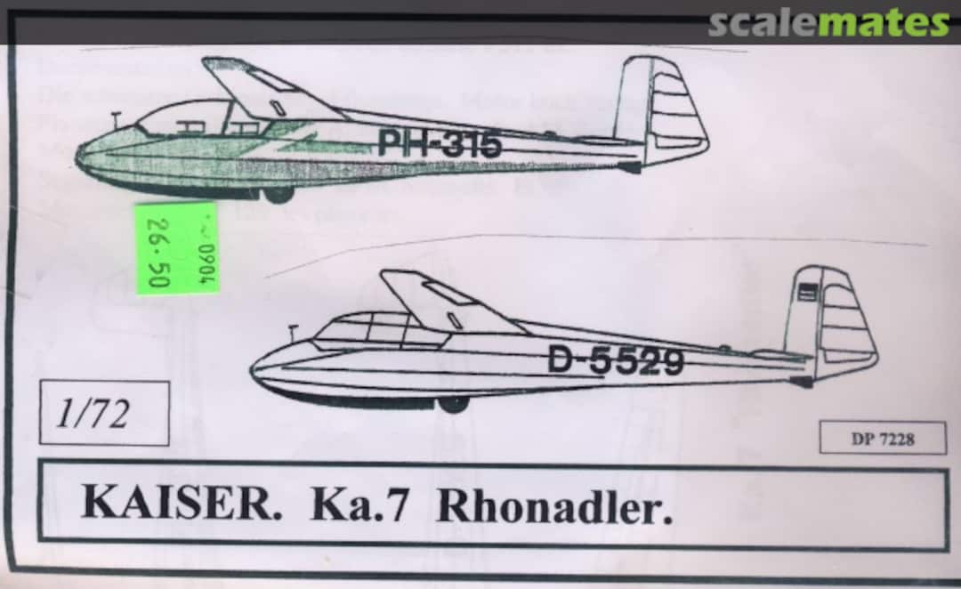 Boxart Kaiser Ka.7 Rhonadler DP7228 Dujin Boxart Kaiser Ka.7 Rhonadler DP7228 Dujin