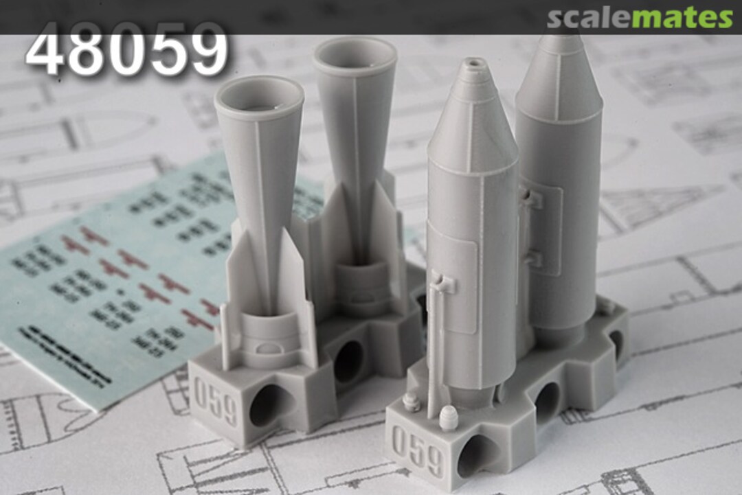 Boxart RBK-250-275 AO-1 250kg Cluster Bomb AMC 48059 Advanced Modeling Boxart RBK-250-275 AO-1 250kg Cluster Bomb AMC 48059 Advanced Modeling