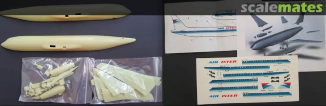 Contents Dassault Mercure 100 PM14429 PAS-Models Contents Dassault Mercure 100 PM14429 PAS-Models