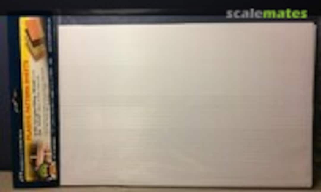 1:100 Corrugated Siding (White) (JTT Scenery Products 97402) 97402